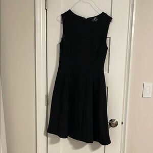 Anthropologie Elegant Black Mini Dress